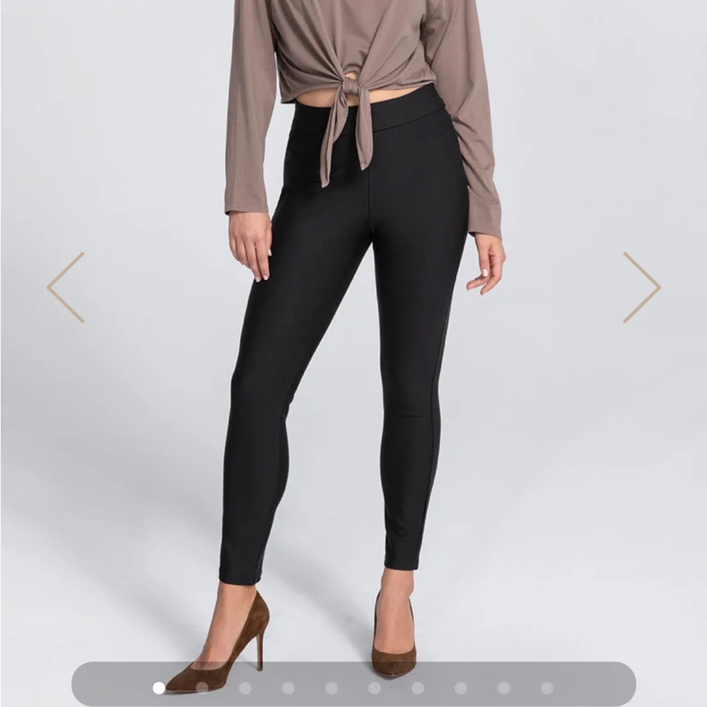 Honeylove ever-ready pants black stretch trousers nwt